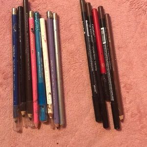 pencil for eyes and pencil for lips